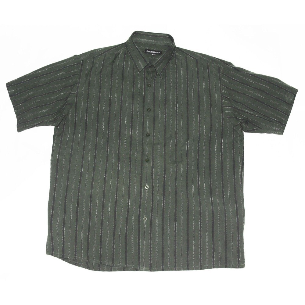Bassiri Limited‎ Collection Men's Short Sleeve Button Front Shirt Casual Size XL